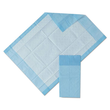 Medline Protection Plus Disposable Underpads, 17" X 24", Blue, 25-bag freeshipping - TVN Wholesale